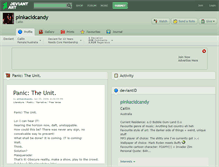 Tablet Screenshot of pinkacidcandy.deviantart.com