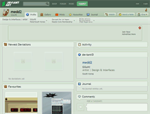 Tablet Screenshot of medd2.deviantart.com