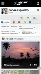 Mobile Screenshot of panda-explosion.deviantart.com