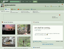 Tablet Screenshot of panda-explosion.deviantart.com