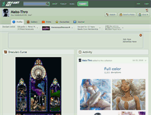 Tablet Screenshot of maiss-thro.deviantart.com