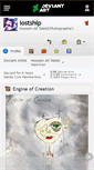 Mobile Screenshot of lostship.deviantart.com