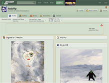 Tablet Screenshot of lostship.deviantart.com