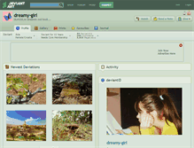 Tablet Screenshot of dreamy-girl.deviantart.com