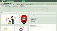 Desktop Screenshot of cusimcoollikethat.deviantart.com