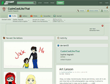 Tablet Screenshot of cusimcoollikethat.deviantart.com