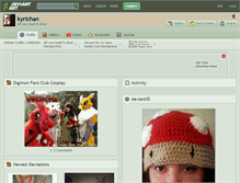 Tablet Screenshot of kyrichan.deviantart.com