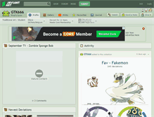 Tablet Screenshot of gtk666.deviantart.com