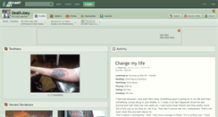 Desktop Screenshot of deathjoey.deviantart.com