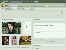 Tablet Screenshot of bfbn.deviantart.com