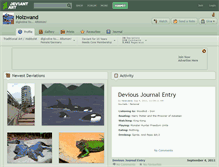 Tablet Screenshot of holzwand.deviantart.com