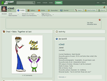 Tablet Screenshot of n3m0.deviantart.com