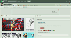 Desktop Screenshot of anti-dxg-club.deviantart.com