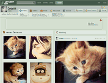 Tablet Screenshot of dyda81.deviantart.com