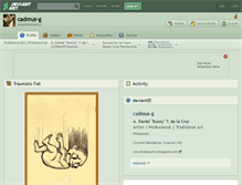 Tablet Screenshot of cadmus-g.deviantart.com