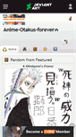 Mobile Screenshot of anime-otakus-forever.deviantart.com