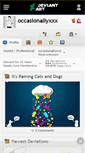 Mobile Screenshot of occasionallyxxx.deviantart.com