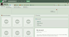 Desktop Screenshot of defy-ty.deviantart.com