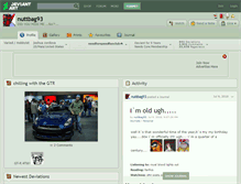 Tablet Screenshot of nuttbag93.deviantart.com