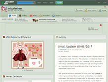 Tablet Screenshot of mizoriechan.deviantart.com