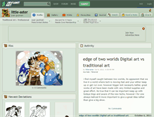 Tablet Screenshot of little-aster.deviantart.com