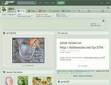 Tablet Screenshot of jdu1.deviantart.com