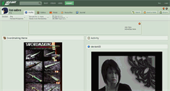 Desktop Screenshot of ice-sabre.deviantart.com