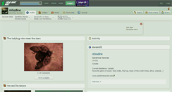 Desktop Screenshot of missdine.deviantart.com