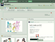 Tablet Screenshot of dbcdude01.deviantart.com