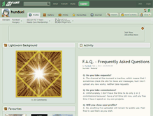 Tablet Screenshot of hunduel.deviantart.com
