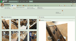 Desktop Screenshot of dustypony.deviantart.com