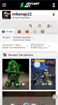 Mobile Screenshot of mikenap22.deviantart.com