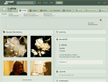 Tablet Screenshot of l-olivia.deviantart.com