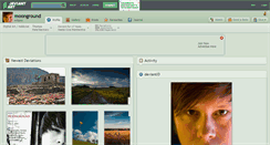 Desktop Screenshot of moonground.deviantart.com