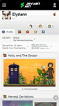 Mobile Screenshot of elysiann.deviantart.com