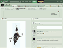 Tablet Screenshot of lost-exile.deviantart.com