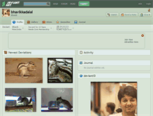 Tablet Screenshot of bhavikkadalal.deviantart.com