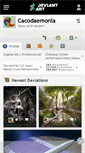 Mobile Screenshot of cacodaemonia.deviantart.com