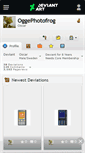 Mobile Screenshot of oggephotofrog.deviantart.com