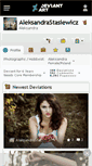 Mobile Screenshot of aleksandrastasiewicz.deviantart.com