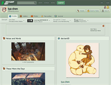 Tablet Screenshot of iya-chen.deviantart.com