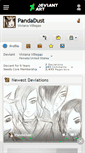 Mobile Screenshot of pandadust.deviantart.com