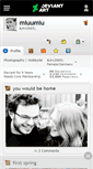 Mobile Screenshot of miuumiu.deviantart.com