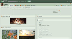 Desktop Screenshot of cluesev.deviantart.com