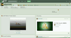 Desktop Screenshot of merahussain.deviantart.com