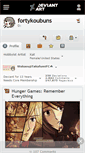 Mobile Screenshot of fortykoubuns.deviantart.com