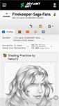 Mobile Screenshot of firekeeper-saga-fans.deviantart.com