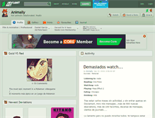 Tablet Screenshot of animally.deviantart.com