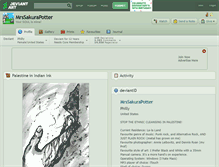 Tablet Screenshot of mrssakurapotter.deviantart.com