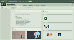 Desktop Screenshot of normalbrony.deviantart.com